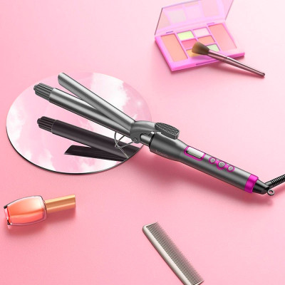 Плойка HOCO HP43 Electric manual curling iron with digital display(EU) Gray Плойка HOCO HP43 Electric manual curling iron with digital display(EU) Gray