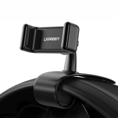 Автотримач для телефона UGREEN LP189 Dashboard Snap Clip Phone Holder Black
