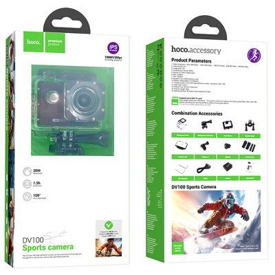 Екшн камера HOCO DV100 sports camera Black