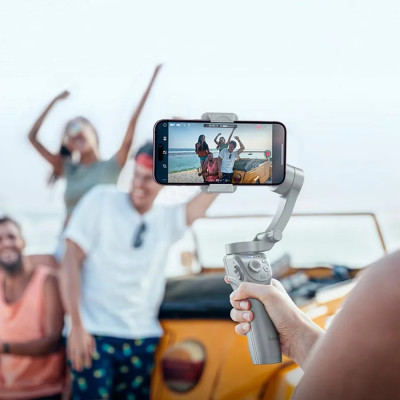 Триосьовий стабілізатор HOCO K24 Support 3-axis smart gimbal Gray Триосьовий стабілізатор HOCO K24 Support 3-axis smart gimbal Gray