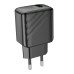 Мережевий зарядний пристрій HOCO CS21A Rich single port QC3.0 charger Black Мережевий зарядний пристрій HOCO CS21A Rich single port QC3.0 charger Black