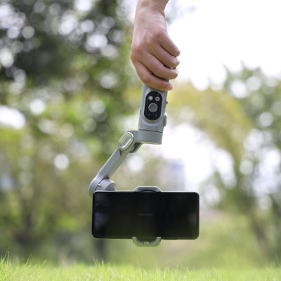 Триосьовий стабілізатор AOCHUAN Professional Gimbal Stabilizer for Smartphone SMART X Сірий