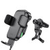 Автотримач для телефона з БЗП HOCO HW10 Jenny three-axis linkage wireless fast charging car holder(air outlet) Black Автотримач для телефона з БЗП HOCO HW10 Jenny three-axis linkage wireless fast charging car holder(air outlet) Black