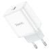 Мережевий зарядний пристрій HOCO C104A Stage single port PD20W charger White Мережевий зарядний пристрій HOCO C104A Stage single port PD20W charger White