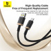 Кабель Baseus Dura Series Fast Charging Cable USB to Type-C 60W 1m Gold+Black Кабель Baseus Dura Series Fast Charging Cable USB to Type-C 60W 1m Gold+Black
