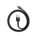 Кабель Baseus Cafule Cable USB For Type-C 3A 1m Gray+Black Кабель Baseus Cafule Cable USB For Type-C 3A 1m Gray+Black