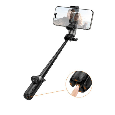 Селфі-монопод HOCO K27 Magic portable mini live broadcast stand Black