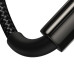 Кабель Baseus Tungsten Gold Fast Charging Data Cable USB to Type-C 100W 1m Black Кабель Baseus Tungsten Gold Fast Charging Data Cable USB to Type-C 100W 1m Black