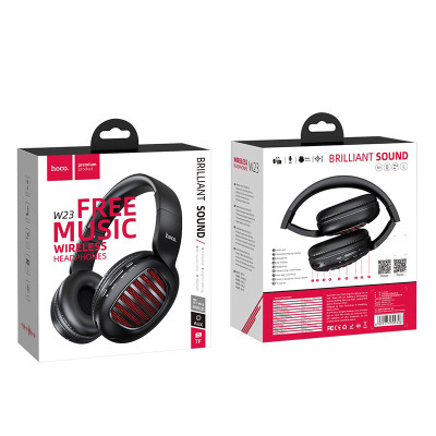 Бездротові накладні навушники HOCO W23 Brilliant sound wireless headphones Black