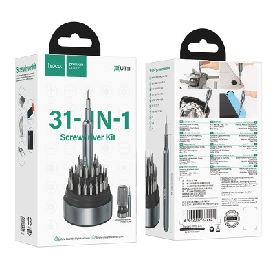 Набір викруток HOCO UT11 31-in-1 screwdriver sett deep space gray