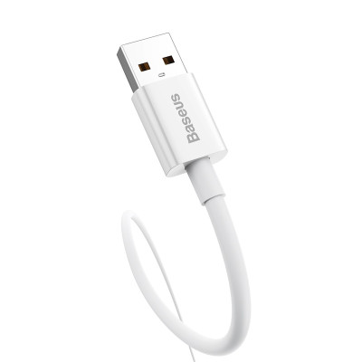 Кабель Baseus Superior Series Fast Charging Data Cable USB to Type-C 100W 1.5m Moon White Кабель Baseus Superior Series Fast Charging Data Cable USB to Type-C 100W 1.5m Moon White