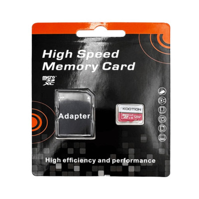 Карта пам'яті microSDXC (UHS-1) Kootion 128Gb class 10 A1 (adapter SD)