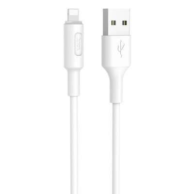 Кабель HOCO X25 USB to iP 2A, 1m, PVC, PVC connectors, White Кабель HOCO X25 USB to iP 2A, 1m, PVC, PVC connectors, White