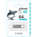 Флеш-накопичувач Wibrand USB 2.0 Shark 64Gb Silver