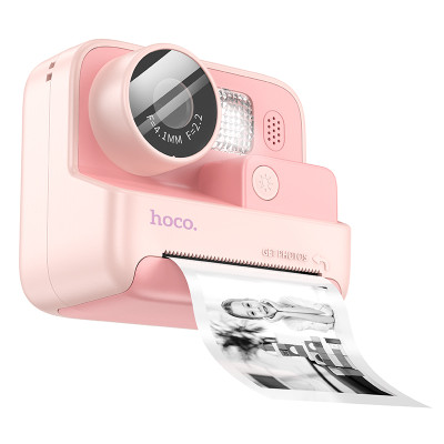 Камера для дітей HOCO DV200 Dual lens children printing camera Pink