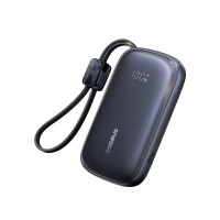 Внешний аккумулятор Baseus EnerFill FC21 Qpow 3 Ultra Digital Display Power Bank with Detachable Cable 20000mAh 22.5W Cosmic Black