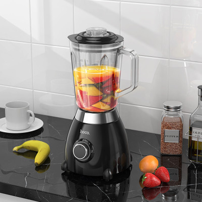 Блендер HOCO HE33 1.5L electric retro juicer blender (EU) Black