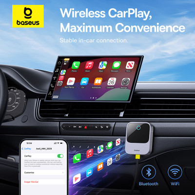 Адаптер Baseus SafeJourney Series Wireless CarPlay Adapter Space Grey Адаптер Baseus SafeJourney Series Wireless CarPlay Adapter Space Grey