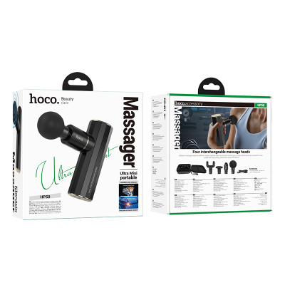 Перкусійний масажер HOCO HP50 electric mini silent massager Black