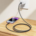 Кабель BOROFONE BX116 Certain PD charging data cable iP Black Кабель BOROFONE BX116 Certain PD charging data cable iP Black