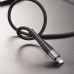 Кабель BOROFONE BX32 USB to iP 2.4A, 1m, nylon, aluminum+TPE connectors, Black Кабель BOROFONE BX32 USB to iP 2.4A, 1m, nylon, aluminum+TPE connectors, Black