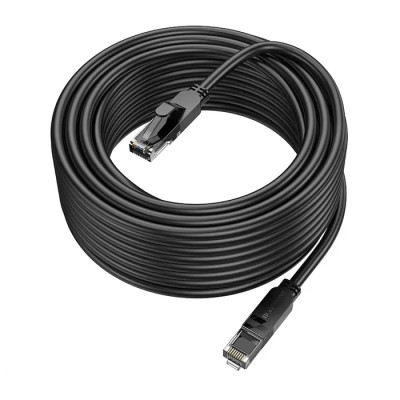 Мережевий кабель BOROFONE BUS01 Category 6 Gigabit network cable(L=10M) Black