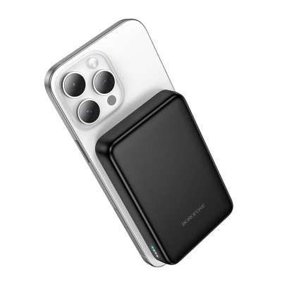 Зовнішній акумулятор BOROFONE BJ82A Dawn PD20W magnetic power bank(10000mAh) Black