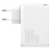 Мережевий зарядний пристрій Baseus GaN2 Pro Quick Charger 2C+2U 100W EU White