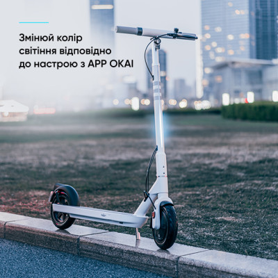 Електросамокат OKAI ES10-NEON Lite White 9