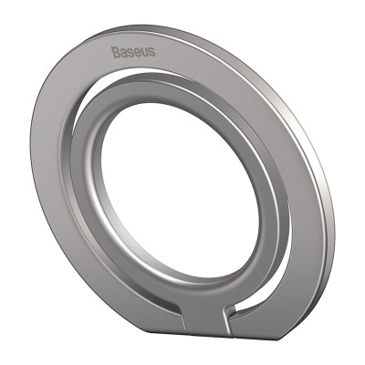 Підставка для мобільного  Baseus Halo Series Foldable Metal Ring Stand（Single-ring）Silver