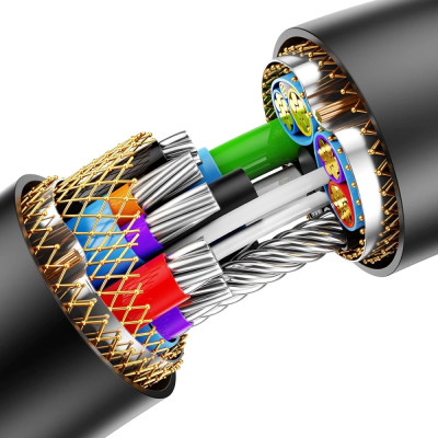 Кабель-подовжувач Baseus AirJoy Series USB3.0 Extension Cable 3m Cluster Black Кабель-подовжувач Baseus AirJoy Series USB3.0 Extension Cable 3m Cluster Black