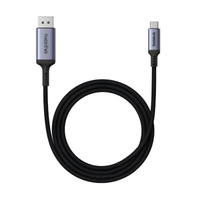 Адаптер Baseus High Definition Series Type-C to DP 8K Adapter 1.5m Cluster Black