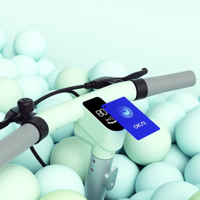 Електросамокат з сидінням OKAI Ceetle PRO EA10C Mint Green 10', 350(900)W, 25Km/h, 10.4Ah, 55Km, 20%,NFC, App, 29kg Електросамокат з сидінням OKAI Ceetle PRO EA10C Mint Green 10', 350(900)W, 25Km/h, 10.4Ah, 55Km, 20%,NFC, App, 29kg