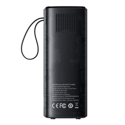 Автомобільний насос Baseus SuperMini Mega Series Double Cylinder Air Inflator Cluster Black