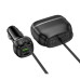 Автомобільний зарядний пристрій HOCO Z59 Rank 48W dual port PD30W+QC3.0 dual cigarette lighter slot car charger Black