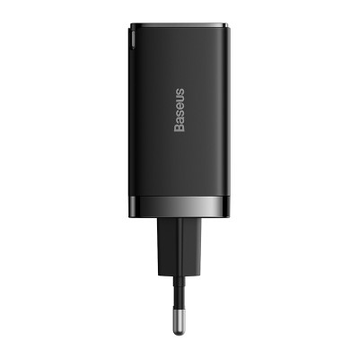 Мережевий зарядний пристрій з кабелем Baseus GaN5 Pro Fast Charger 2C+U 65W EU Black(Baseus Xiaobai charging Cable Type-C to Type-C 100W) Мережевий зарядний пристрій з кабелем Baseus GaN5 Pro Fast Charger 2C+U 65W EU Black(Baseus Xiaobai charging Cable Type-C to Type-C 100W)