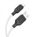 Кабель HOCO X90 Cool silicone charging data cable for Micro White Кабель HOCO X90 Cool silicone charging data cable for Micro White