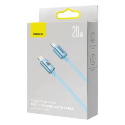 Кабель Baseus Gem Fast-Charging Data Cable USB-C to iP 20W 2m Galaxy Blue Кабель Baseus Gem Fast-Charging Data Cable USB-C to iP 20W 2m Galaxy Blue