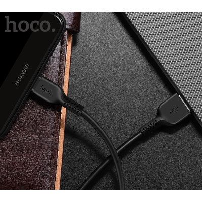Кабель HOCO X20 USB to Type-C 3A, 3m, PVC, TPE connectors, Black