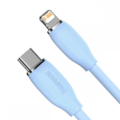Кабель Baseus Jelly Liquid Silica Gel Fast Charging Data Cable Type-C to iP 20W 2m Blue