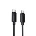 Кабель BOROFONE BX123 Leya 60W silicone charging data cable C to C Black
