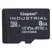 Карта пам'яті microSDHC (UHS-1 U3) Kingston Industrial 8Gb class 10 V30 А1