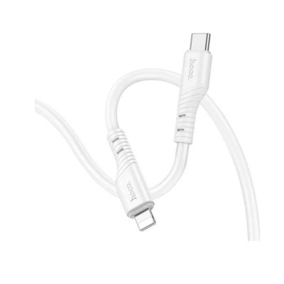 Кабель HOCO X97 Crystal color silicone charging data cable iP white Кабель HOCO X97 Crystal color silicone charging data cable iP white