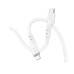 Кабель HOCO X97 Crystal color silicone charging data cable iP white Кабель HOCO X97 Crystal color silicone charging data cable iP white
