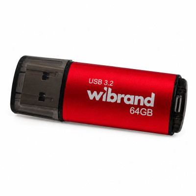 Флеш-накопичувач Wibrand USB 3.2 Gen1 Ladybug 64GB Red Флеш-накопичувач Wibrand USB 3.2 Gen1 Ladybug 64GB Red
