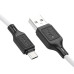 Кабель HOCO X90 Cool silicone charging data cable for Micro White Кабель HOCO X90 Cool silicone charging data cable for Micro White