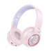 Бездротові накладні навушники HOCO W50 Cute fun BT headphones Pink
