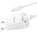 Мережевий зарядний пристрій HOCO C149A Charm PD30W+QC3.0 charger set(C to iP) White