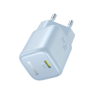 Мережевий зарядний пристрій Baseus PicoGo GaN Fast Charger 1C 45W EU Galaxy Blue