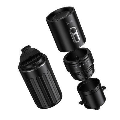 Портативна кавомашина HOCO HX80 15 W 1300 mAh Portable all-in-one coffee machine Black Портативна кавомашина HOCO HX80 15 W 1300 mAh Portable all-in-one coffee machine Black